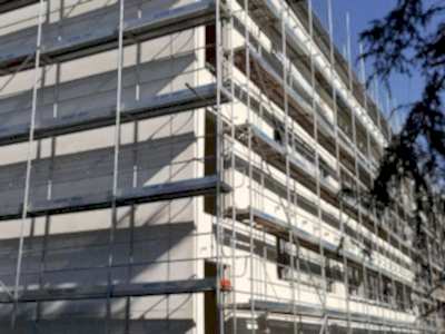 Güvenlikli Dış Cephe İskelesi 1