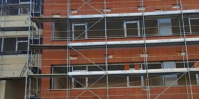 Güvenlikli Dış Cephe İskelesi 22