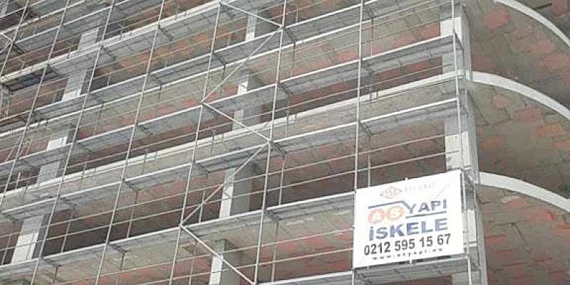 Güvenlikli Dış Cephe İskelesi 8